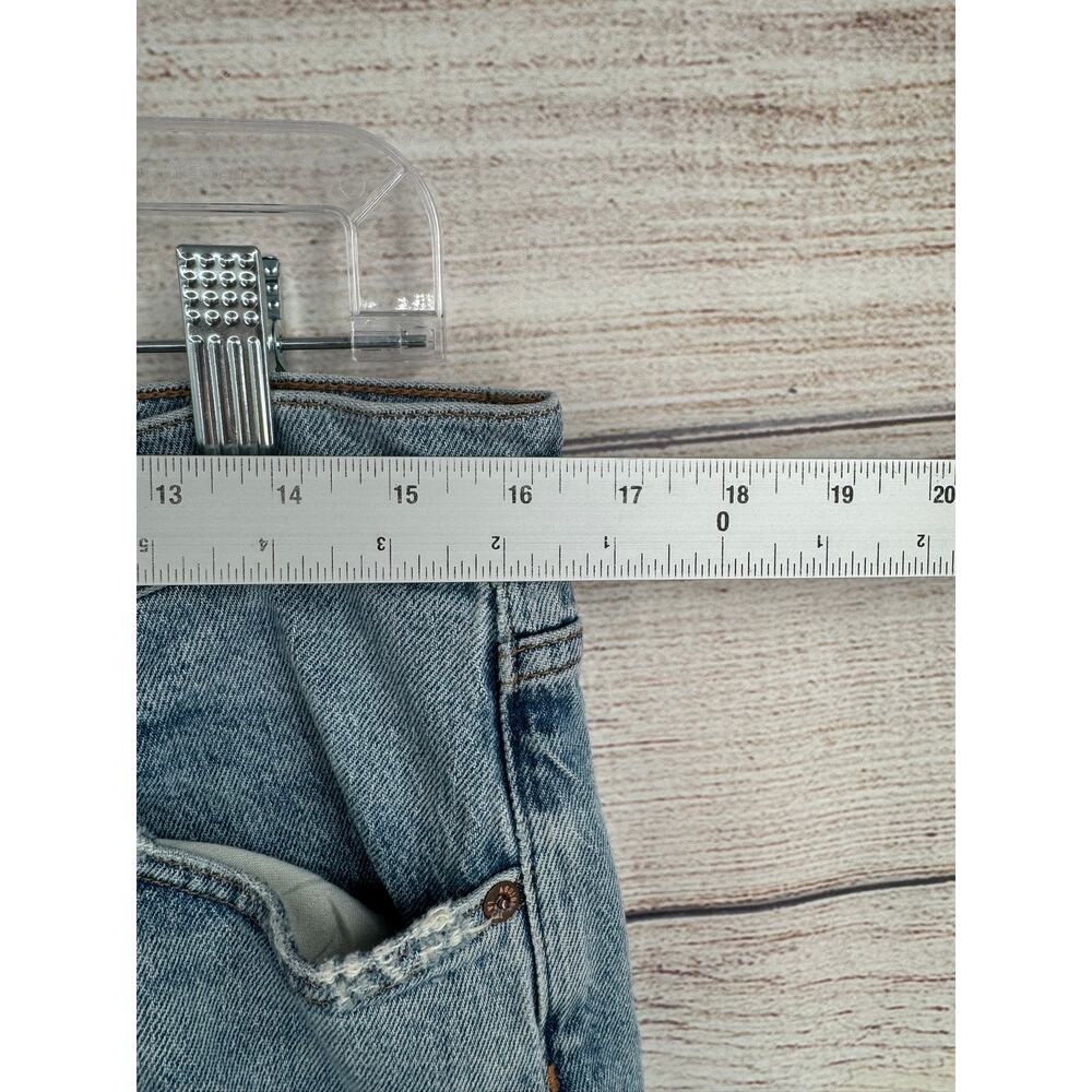 Agolde Ren High Rise Wide Leg Relaxed Jeans Womens 32 Blue Light Wash Denim - Picture 9 of 10
